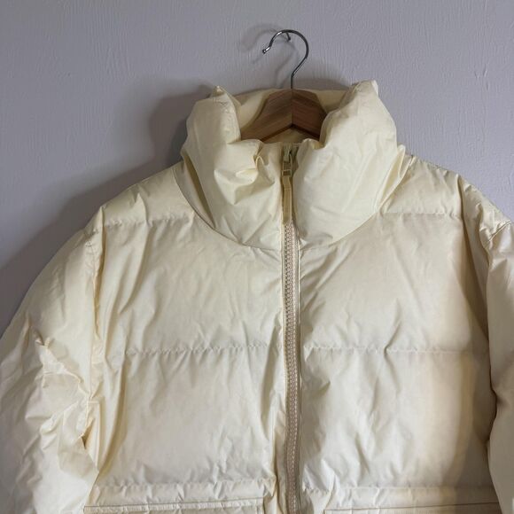 JFG x Vans Jacket Mens Small Yellow Puffer Chocolate Valley Resort Collab Patch - Picture 4 of 11